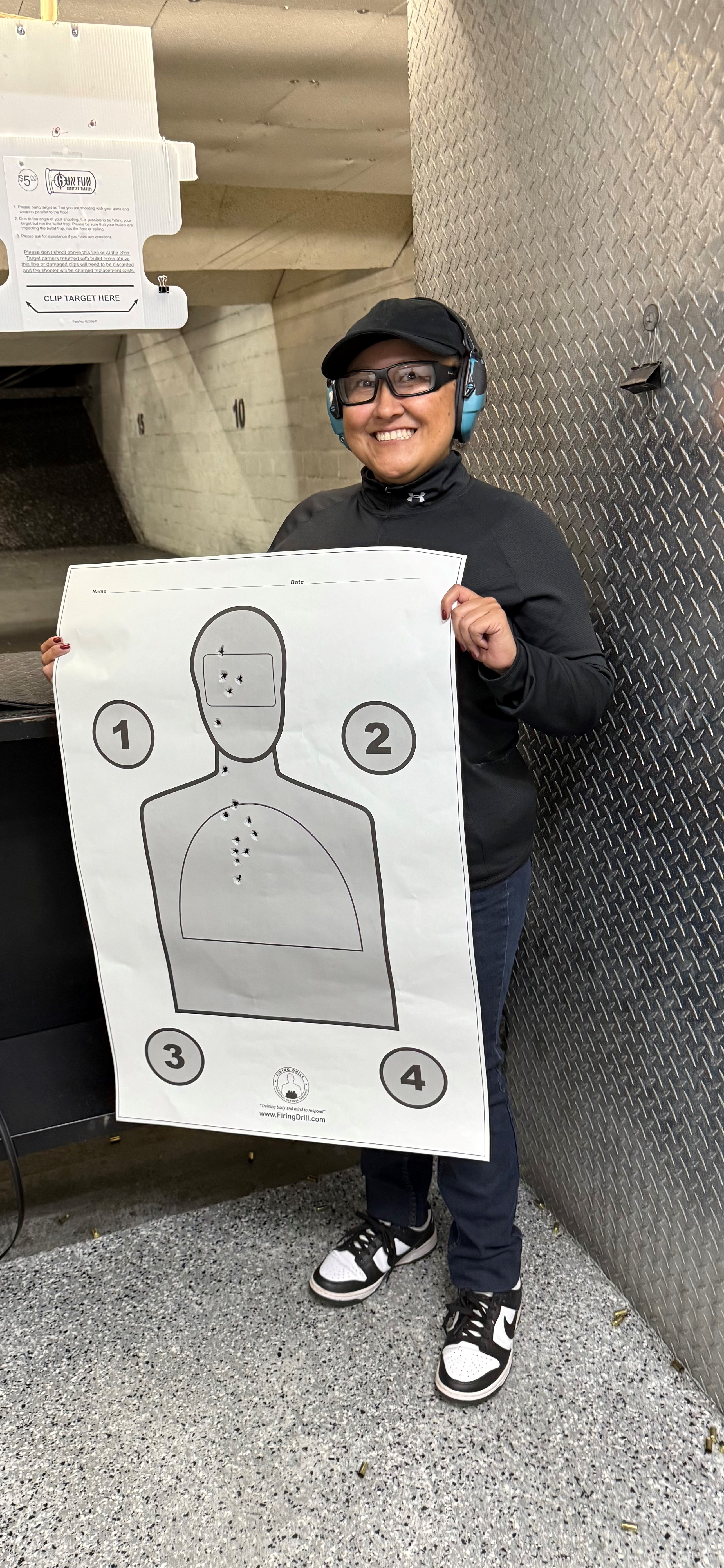 Woman and Target